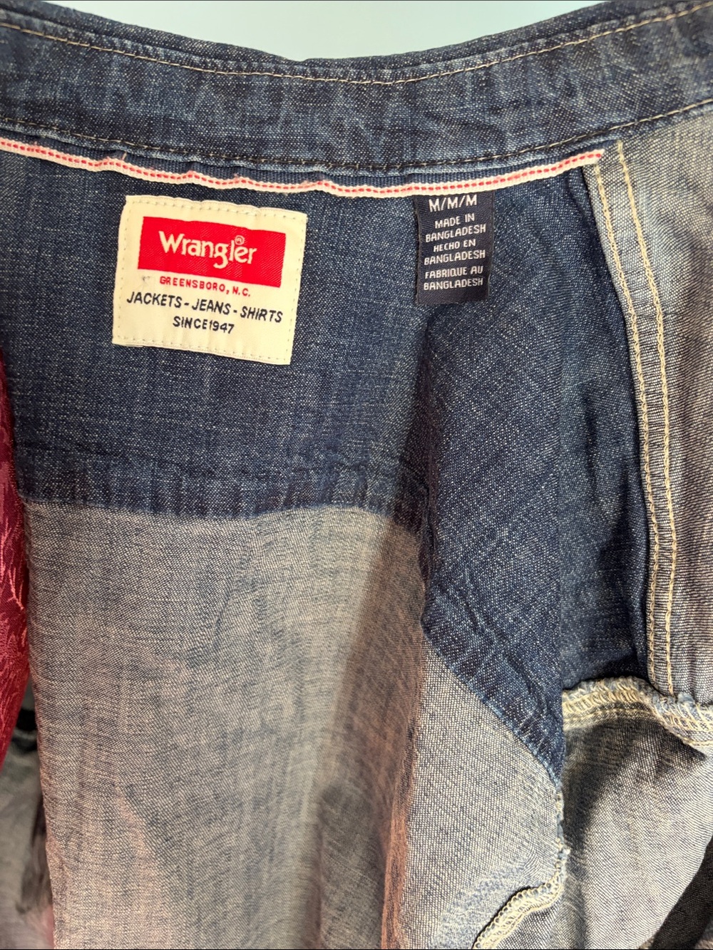 Wrangler snap up  shirt - Picture 5 of 9
